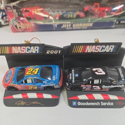 LOT 232: Nascar Cars with Cards, Mini Micro RC Racers, Book, and More