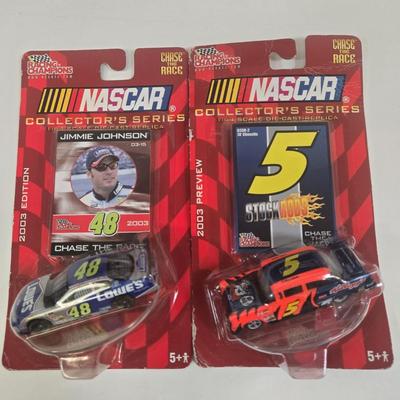 LOT 232: Nascar Cars with Cards, Mini Micro RC Racers, Book, and More