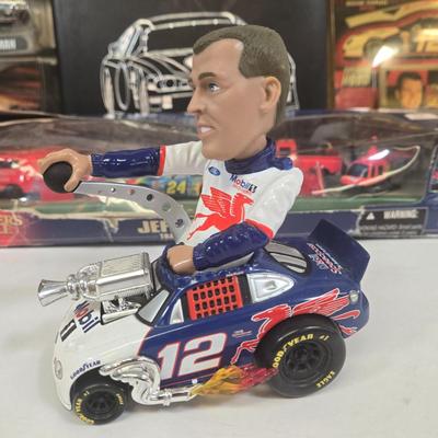 LOT 232: Nascar Cars with Cards, Mini Micro RC Racers, Book, and More