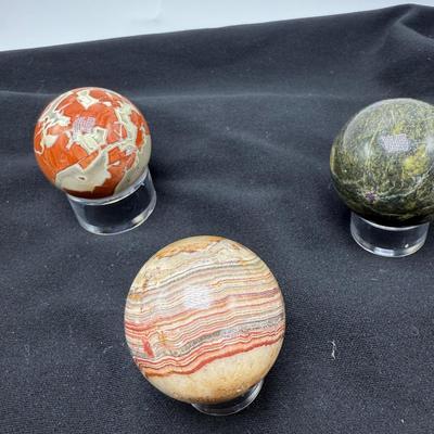 Jasper, Serpentine, Labradorite, Carnelian and More Polished Orbs (B1-BM)