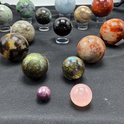 Jasper, Serpentine, Labradorite, Carnelian and More Polished Orbs (B1-BM)