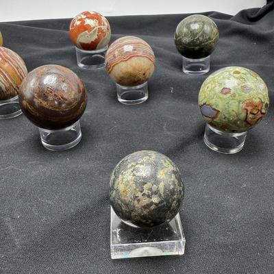 Jasper, Serpentine, Labradorite, Carnelian and More Polished Orbs (B1-BM)