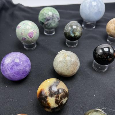 Jasper, Serpentine, Labradorite, Carnelian and More Polished Orbs (B1-BM)