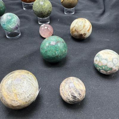Jasper, Serpentine, Labradorite, Carnelian and More Polished Orbs (B1-BM)