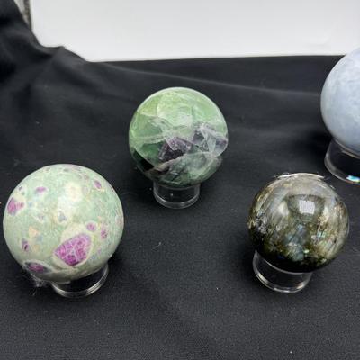 Jasper, Serpentine, Labradorite, Carnelian and More Polished Orbs (B1-BM)