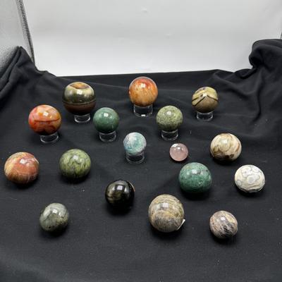 Jasper, Serpentine, Labradorite, Carnelian and More Polished Orbs (B1-BM)