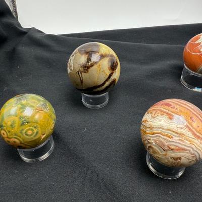 Jasper, Serpentine, Labradorite, Carnelian and More Polished Orbs (B1-BM)