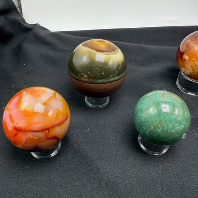 Jasper, Serpentine, Labradorite, Carnelian and More Polished Orbs (B1-BM)