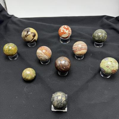 Jasper, Serpentine, Labradorite, Carnelian and More Polished Orbs (B1-BM)