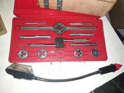 STEERING WHEEL LOCK-AUTO LENSES AND TAP & DIE SET