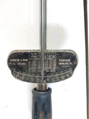 MICROMETER TORQUE WRENCH AND CREWLINE TORQUE WRENCH