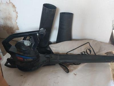TORO LEAF BLOWER WITH BAG