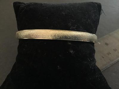 Trafari Silver Tone Bracelet Ribbed