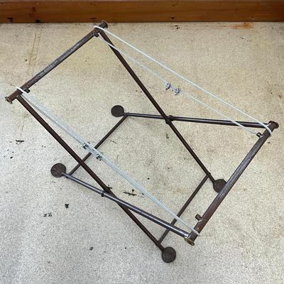 Sale Photo Thumbnail #27: Original chain comes with, however it is in need of reattachment
Measures: 31.25" long x 18.25" wide x 21.25" high
Purchased in Paris, France