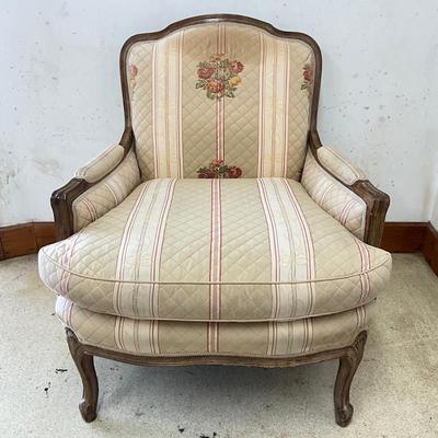 Sale Photo Thumbnail #131: signs of wear and stains on top of backrest on both chairs 
Both measure: 32" wide x 26" deep x 37" high x 19" seat height