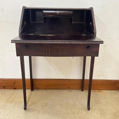 Sale Photo Thumbnail #140: Needs some TLC or possible paint project 
Overall good solid piece 
Measures: 25.5" long x 15.5" deep x 38.5" high