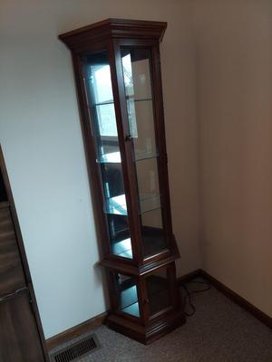 Mirror Back Curio Cabinet (GB-BBL)