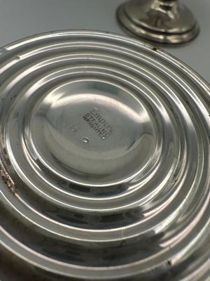 Pair of Sterling Silver Weighted Compotes – Empire & International