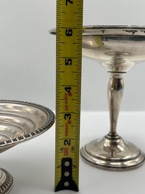 Pair of Sterling Silver Weighted Compotes – Empire & International