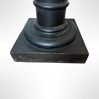 Black Decorative Pedestal Stand