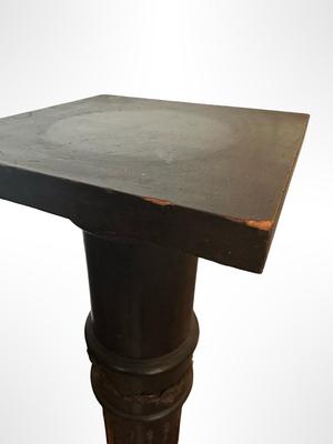 Black Decorative Pedestal Stand