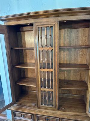 Thomasville Two Piece China Cabinet