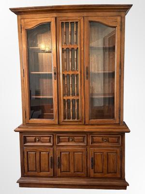 Thomasville Two Piece China Cabinet