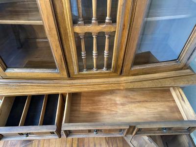 Thomasville Two Piece China Cabinet