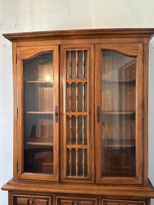 Thomasville Two Piece China Cabinet