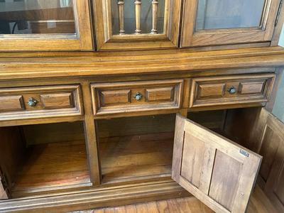 Thomasville Two Piece China Cabinet