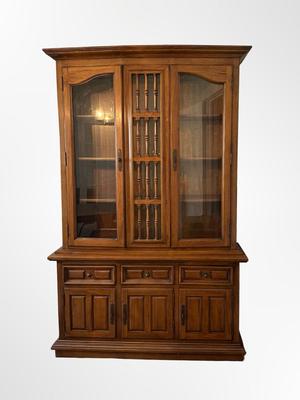 Thomasville Two Piece China Cabinet