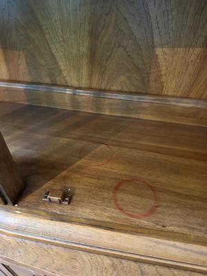 Thomasville Two Piece China Cabinet