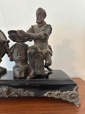 New Haven Clock Co. Figural Mantel Clock