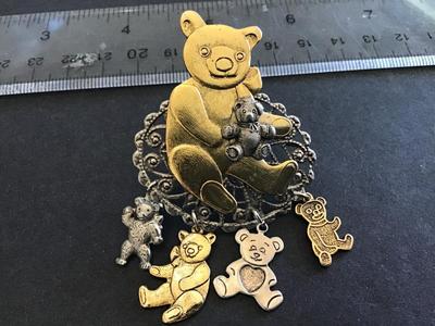 Teddy Bear Brooch