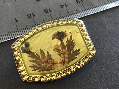Vintage Enamel Brooch
