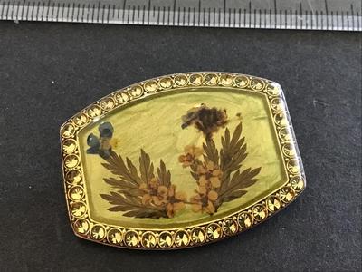Vintage Enamel Brooch