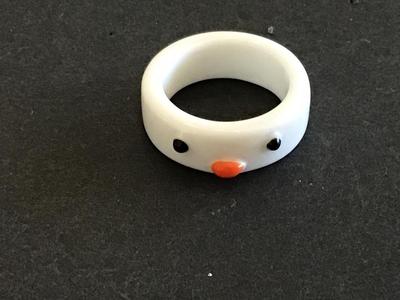 Frosty Face Ring