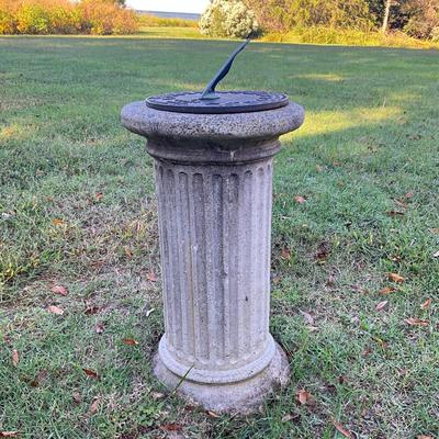 Sale Photo Thumbnail #261: Dial is not attached to column
Column: 22" high x 13" base diameter