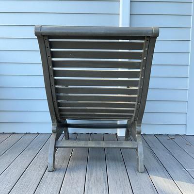 Sale Photo Thumbnail #282: Comes with two cushions, both have small stains
Both measure: 26" wide x 40" deep x 36" high x 20" seat height x 23" seat depth