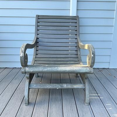 Sale Photo Thumbnail #284: Comes with two cushions, both have small stains
Both measure: 26" wide x 40" deep x 36" high x 20" seat height x 23" seat depth