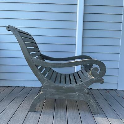 Sale Photo Thumbnail #283: Comes with two cushions, both have small stains
Both measure: 26" wide x 40" deep x 36" high x 20" seat height x 23" seat depth