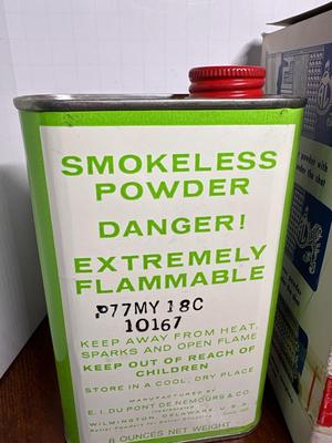 Sale Photo Thumbnail #91: Smokeless powder approx 1/2 full
