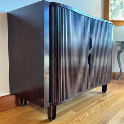 Sale Photo Thumbnail #320: Comes with spare feet
Has few scratches on top please refer to photos
Twelve drawers. Big scratch on left side
Left side track has small derailing
Measures: 48" wide x 21.5" deep x 36" high