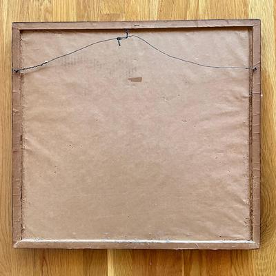 Sale Photo Thumbnail #354: Measures: 21.25" wide x 19.75" high- framed