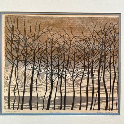 Sale Photo Thumbnail #357: Measures: 21.25" wide x 19.75" high- framed