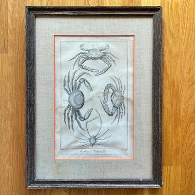 Sale Photo Thumbnail #406: Linen matting. Bottom half of print has moisture damage.
Measures: 15.5" wide x 20.75" high