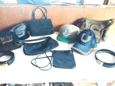 LADIES CAPS AND HANDBAGS