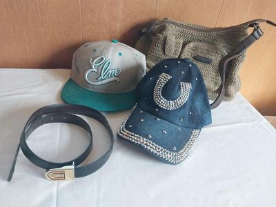 LADIES CAPS AND HANDBAGS