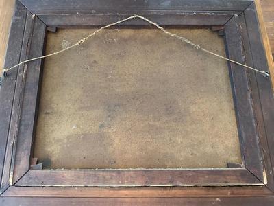 Vintage Louisiana Swamp Landscape Painting in Gilt Frame