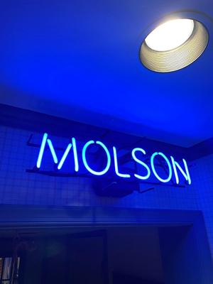 Molson Neon Sign